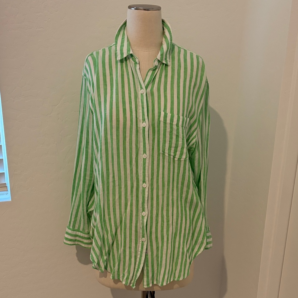 Rails Striped Button-down